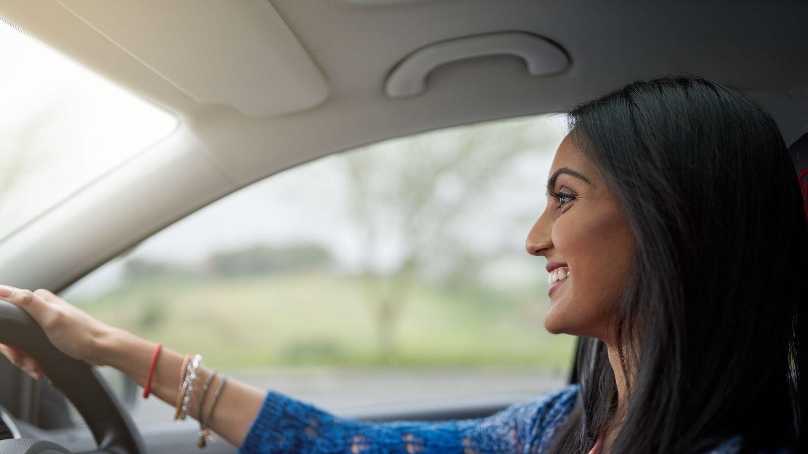 HERWAY female driver supporting safe journeys